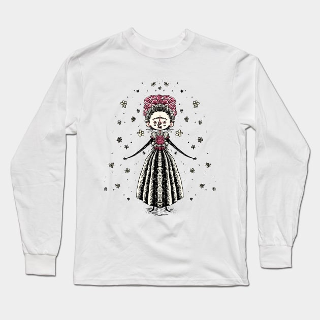 Frida Long Sleeve T-Shirt by juancordero